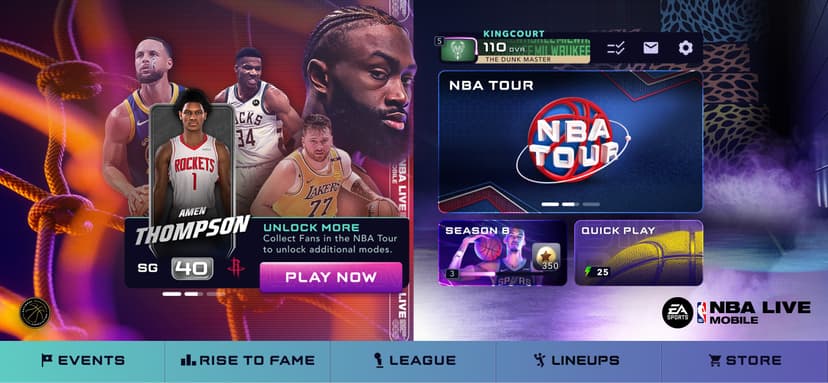 EA SPORTS™ NBA LIVE Mobile screenshot 5 - screenshot