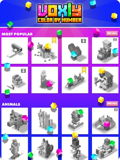 Voxly: 3D Color by Number. screenshot 17 - screenshot
