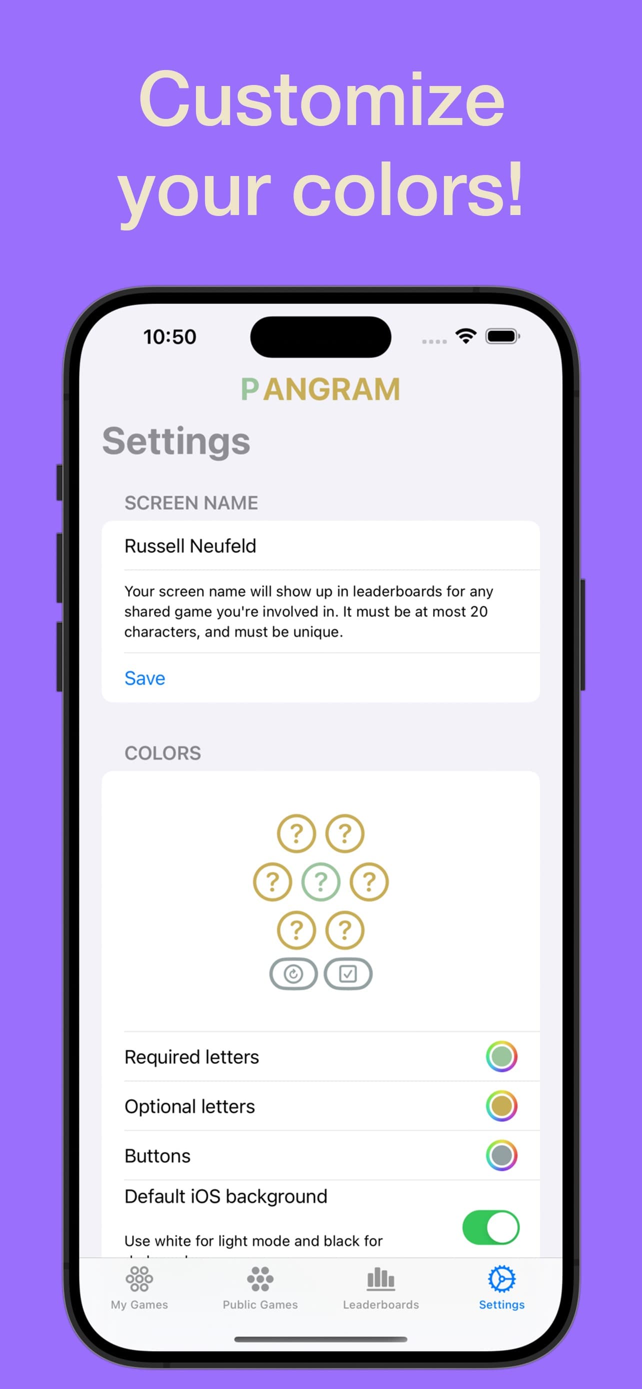 Pangram screenshot 5 - screenshot