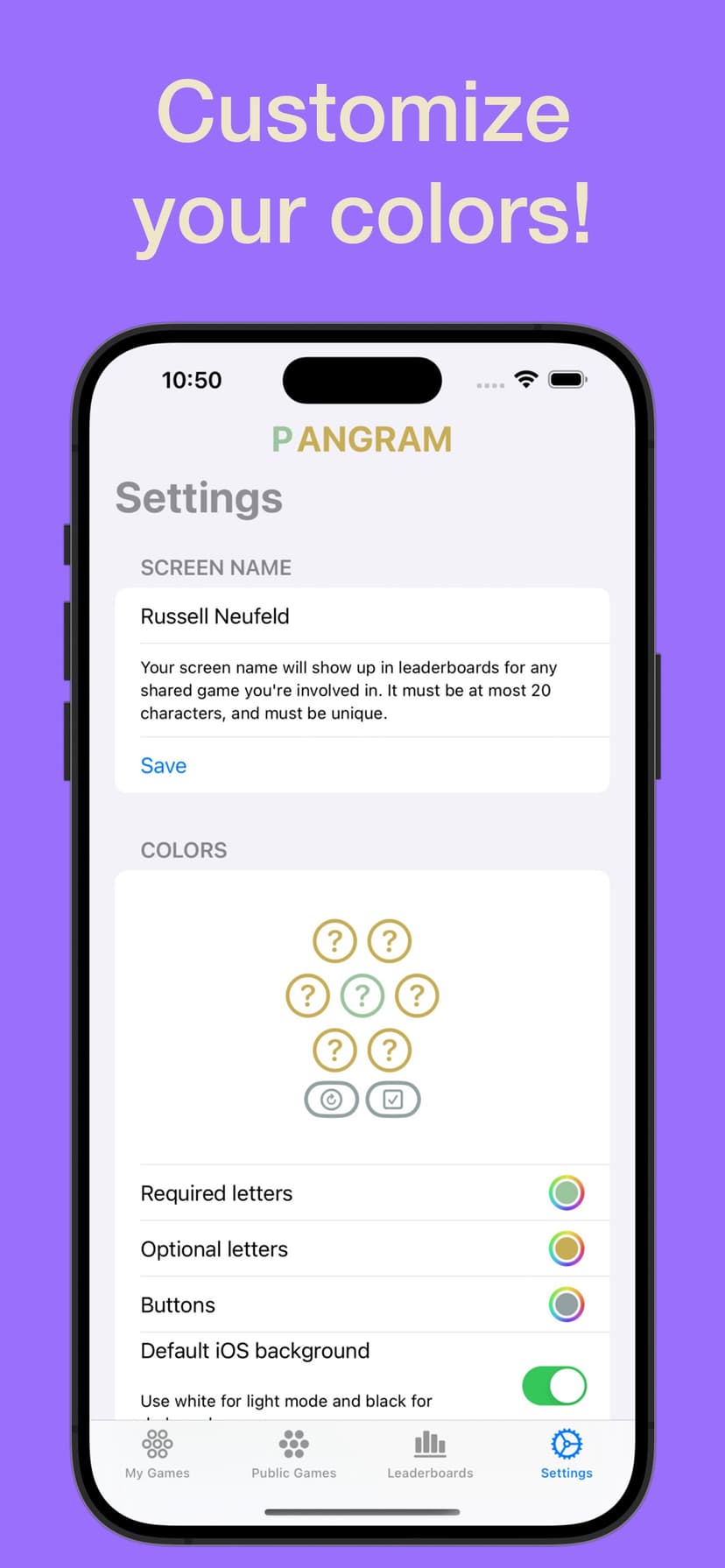 Pangram screenshot 5 - screenshot