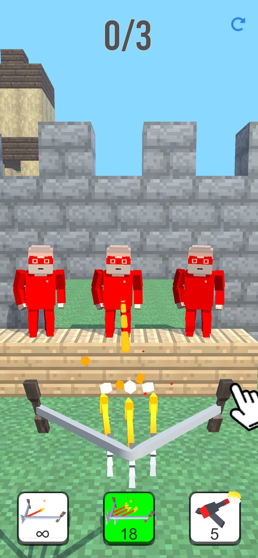 Burn it Down! 3D Pixel Game screenshot 3 - screenshot