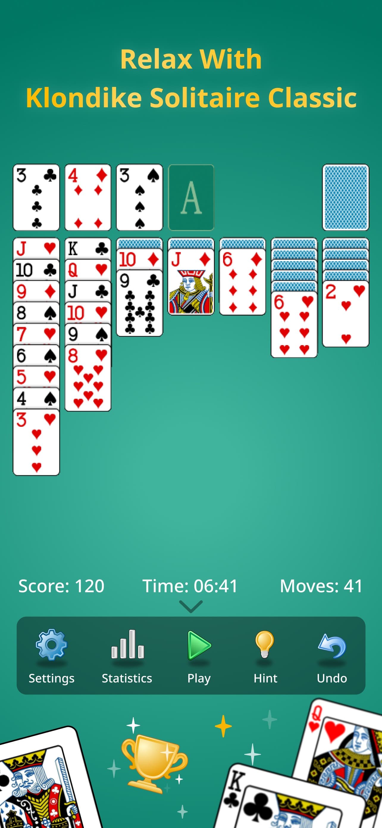 Solitaire Klondike Classic. screenshot 1 - screenshot