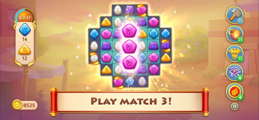 Cradle of Empires・Match 3 game screenshot 1 - screenshot