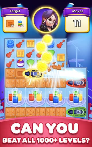 Match 3 - Hard Rock Adventures screenshot 10 - screenshot