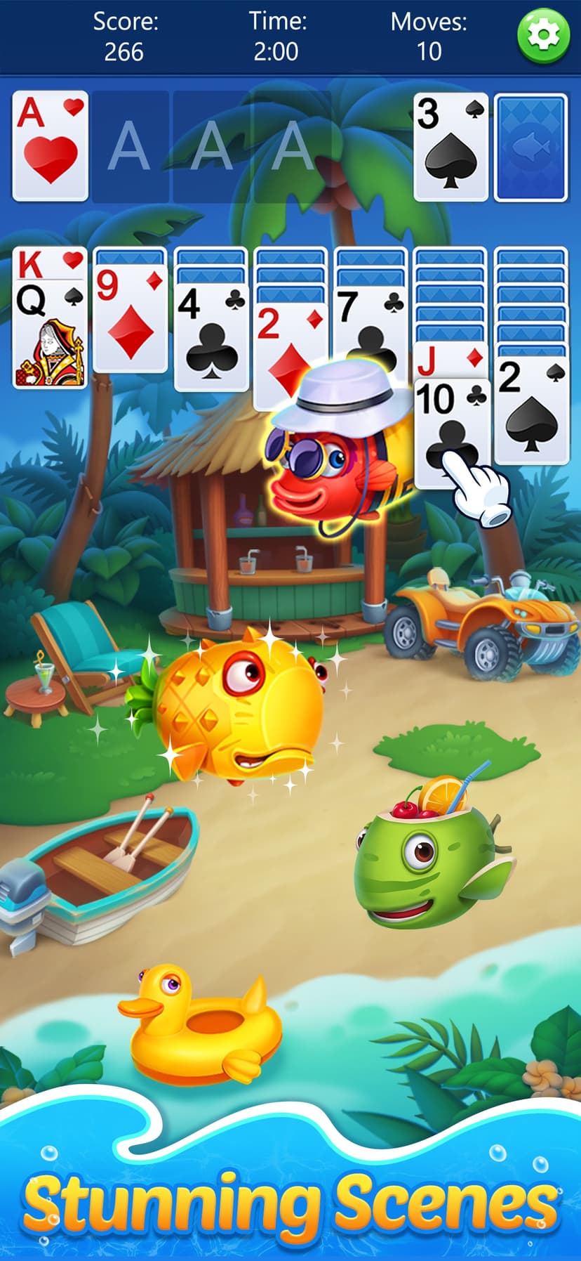 Solitaire Klondike Fish screenshot 3 - screenshot
