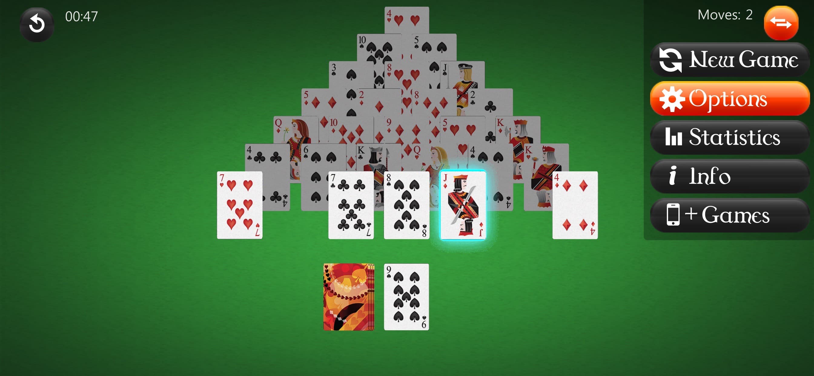 Pyramid Solitaire ● screenshot 3 - screenshot
