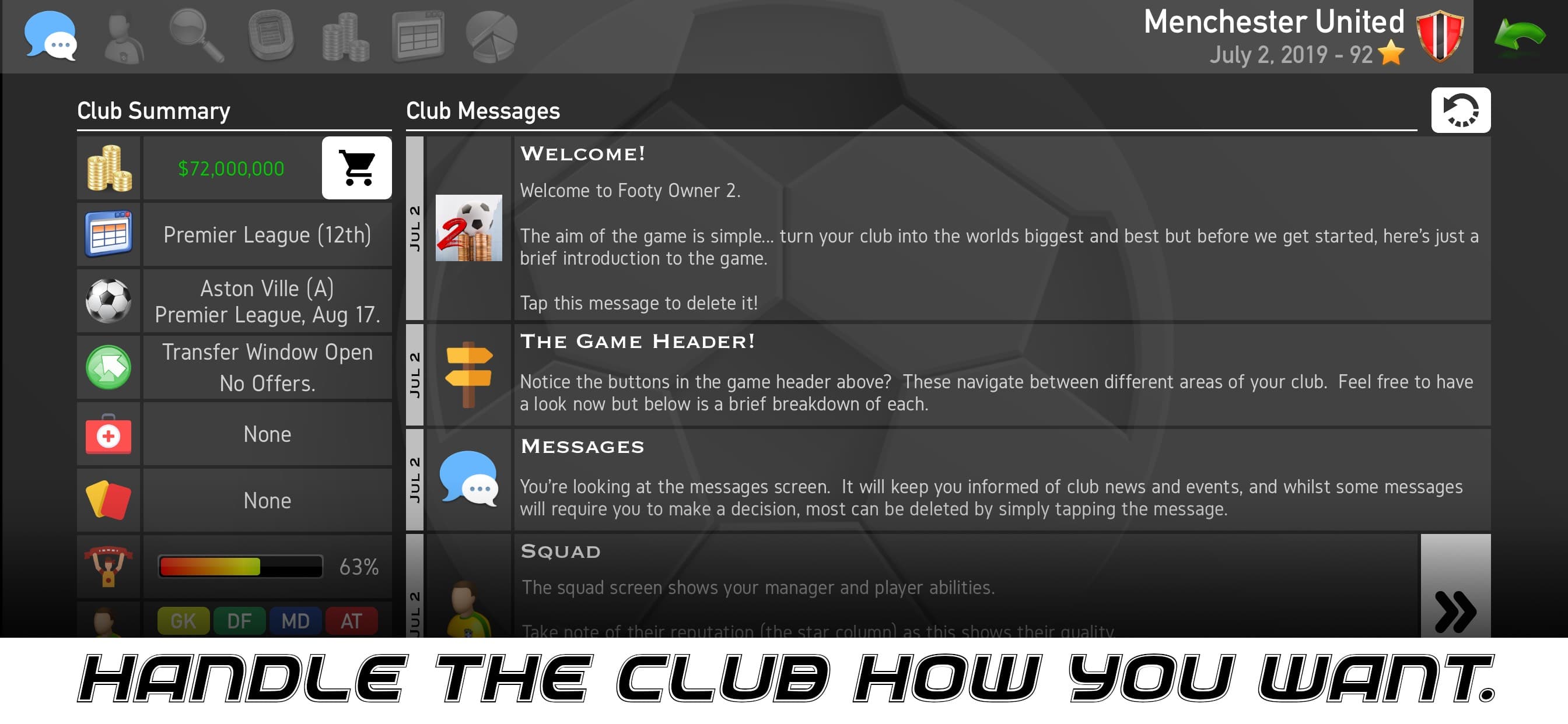 Football Owner 2 screenshot 3 - screenshot