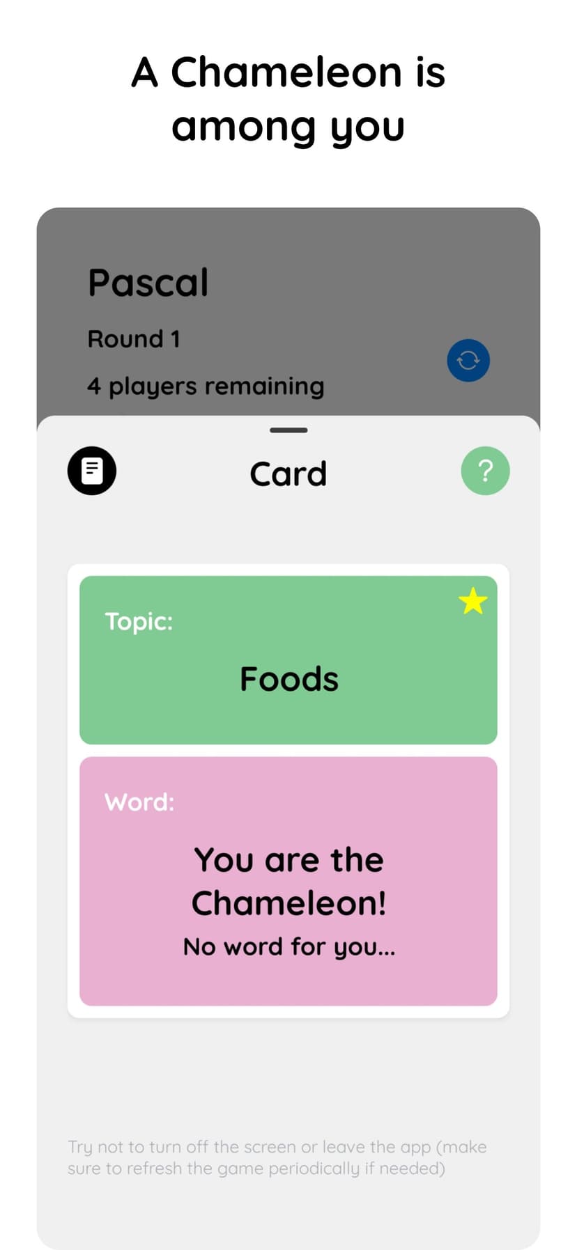 Chameleon; screenshot 3 - screenshot