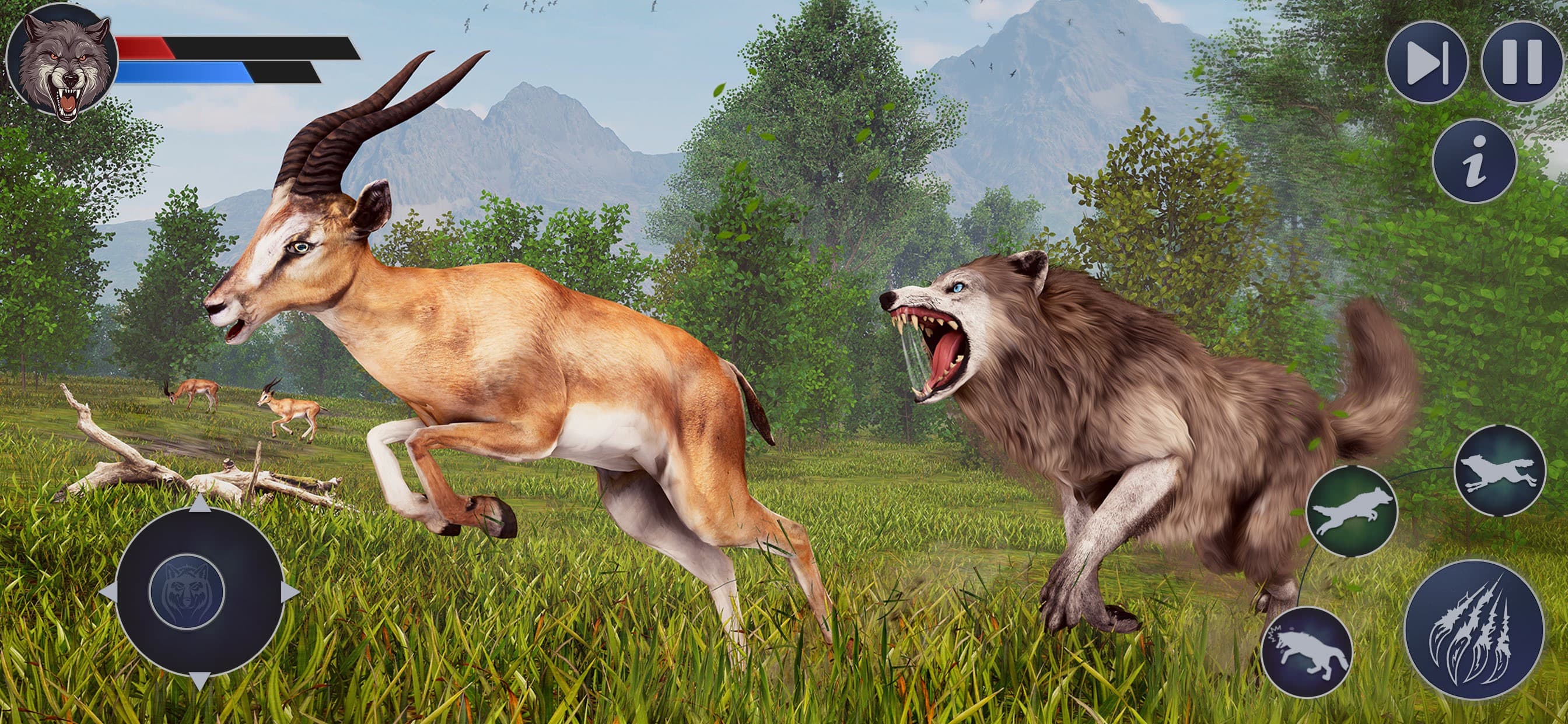 The Wild Wolf Life Simulator 2 screenshot 2 - screenshot