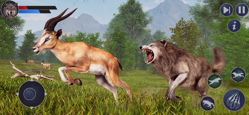 The Wild Wolf Life Simulator 2 screenshot 2 - screenshot