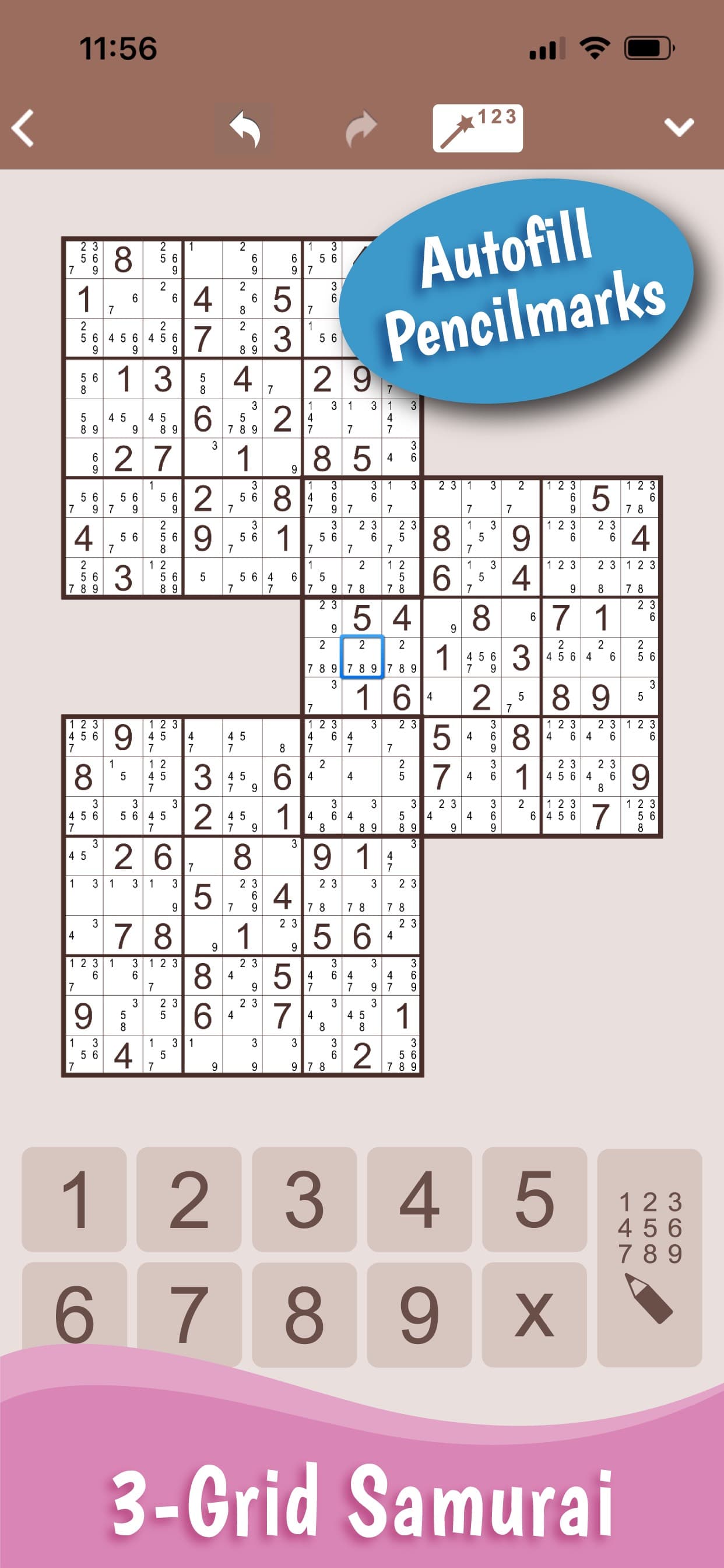 MultiSudoku: Samurai Sudoku screenshot 3 - screenshot