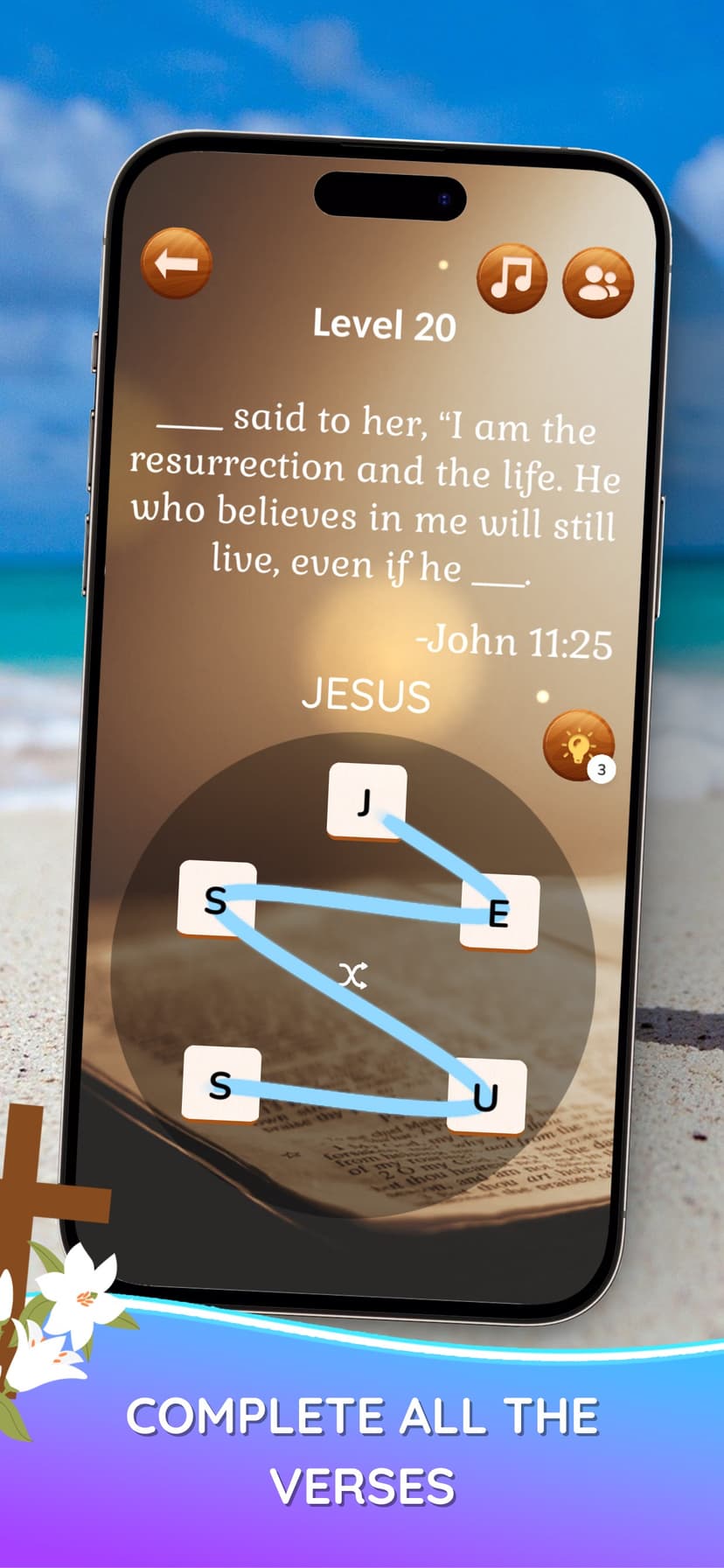 Bible Word Games: Puzzles App screenshot 3 - screenshot