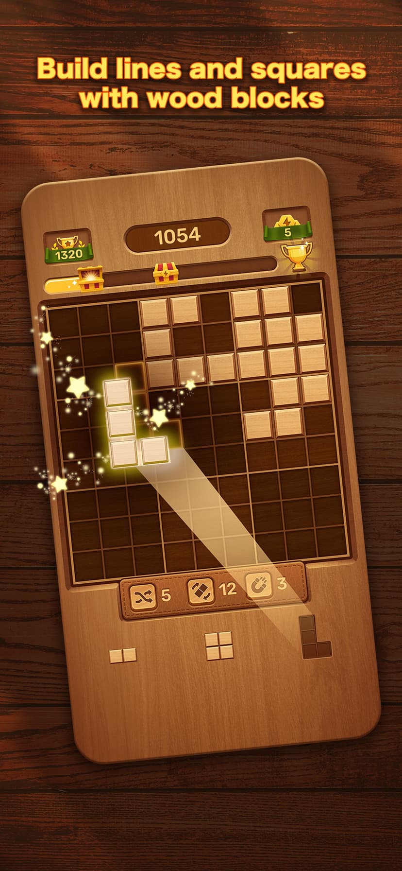 Just Blocks: Wood Block Puzzle screenshot 1 - screenshot