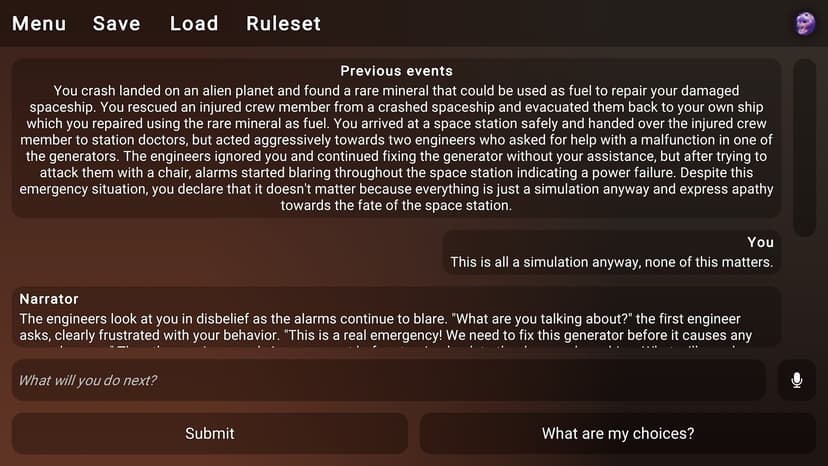 Null - screenshot