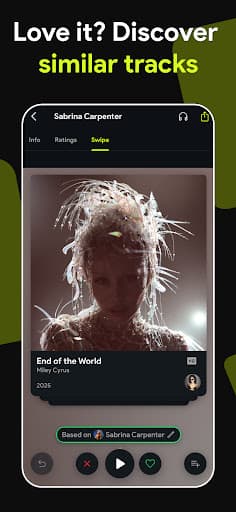 Swipefy: Find Music on Spotify screenshot 6 - screenshot