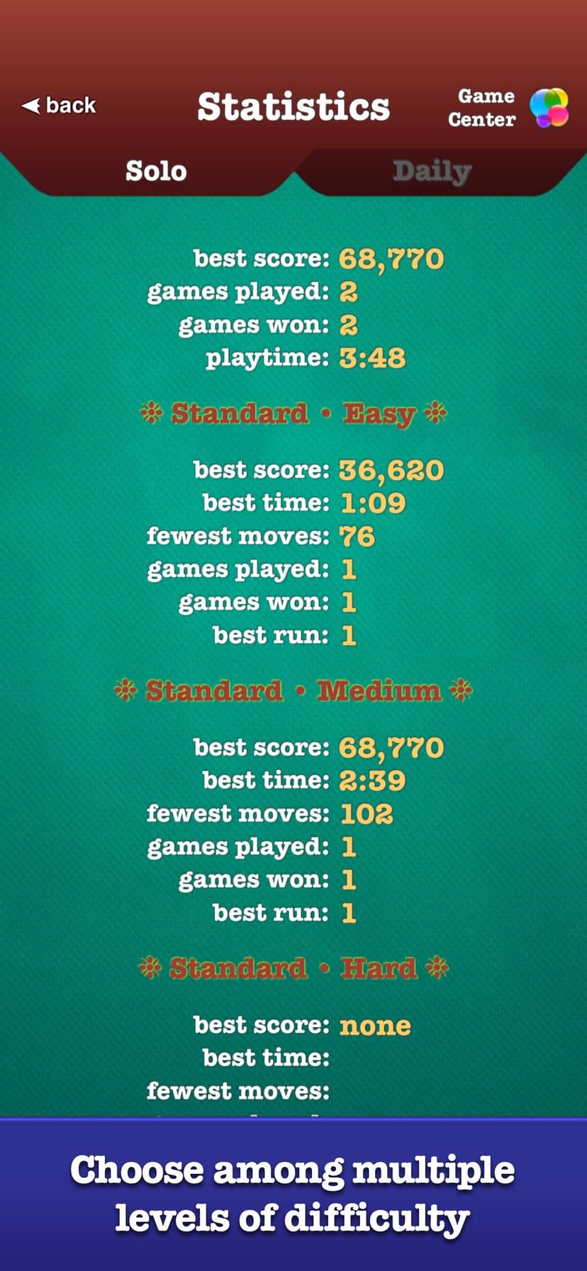 FreeCell ▻ Solitaire screenshot 4 - screenshot