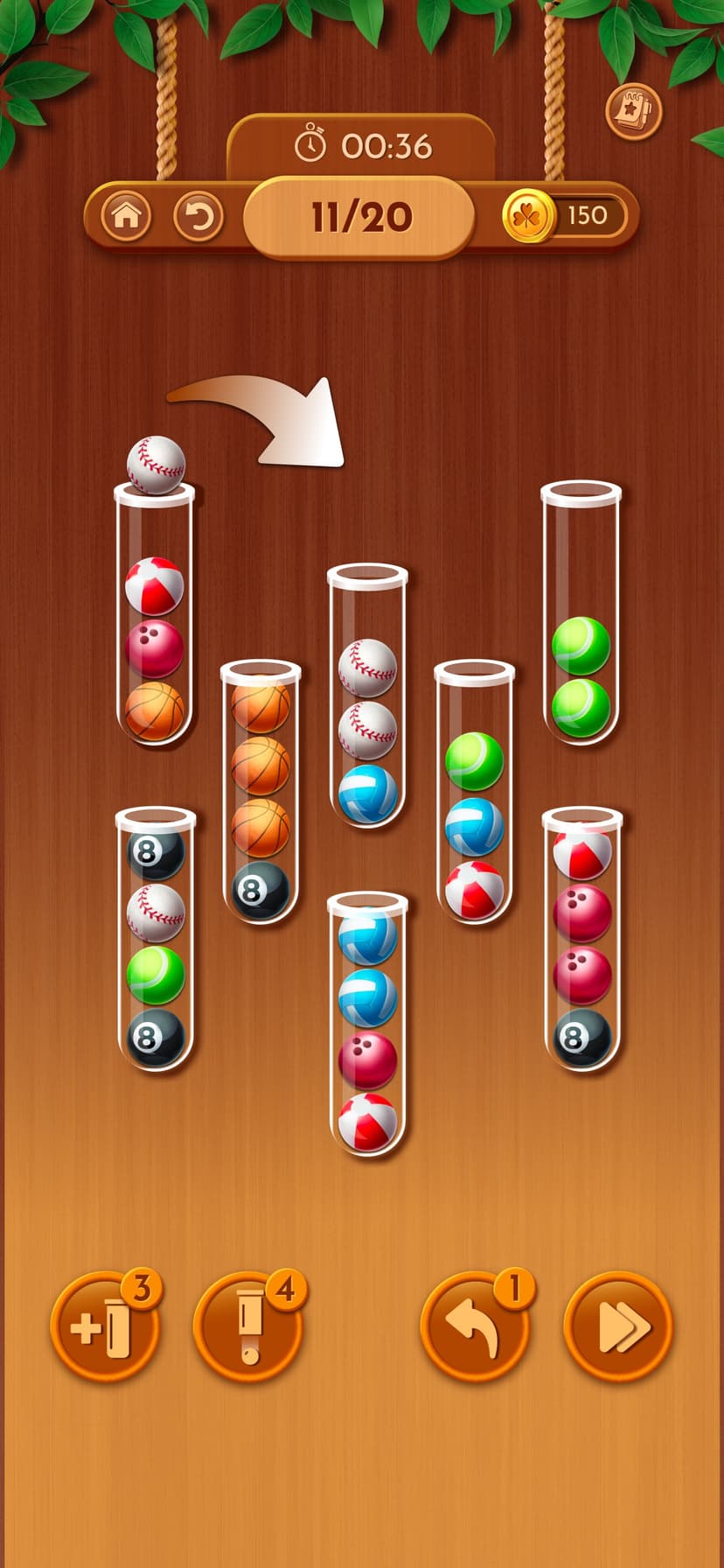 Woody Sort: Ball Sort Puzzle screenshot 5 - screenshot