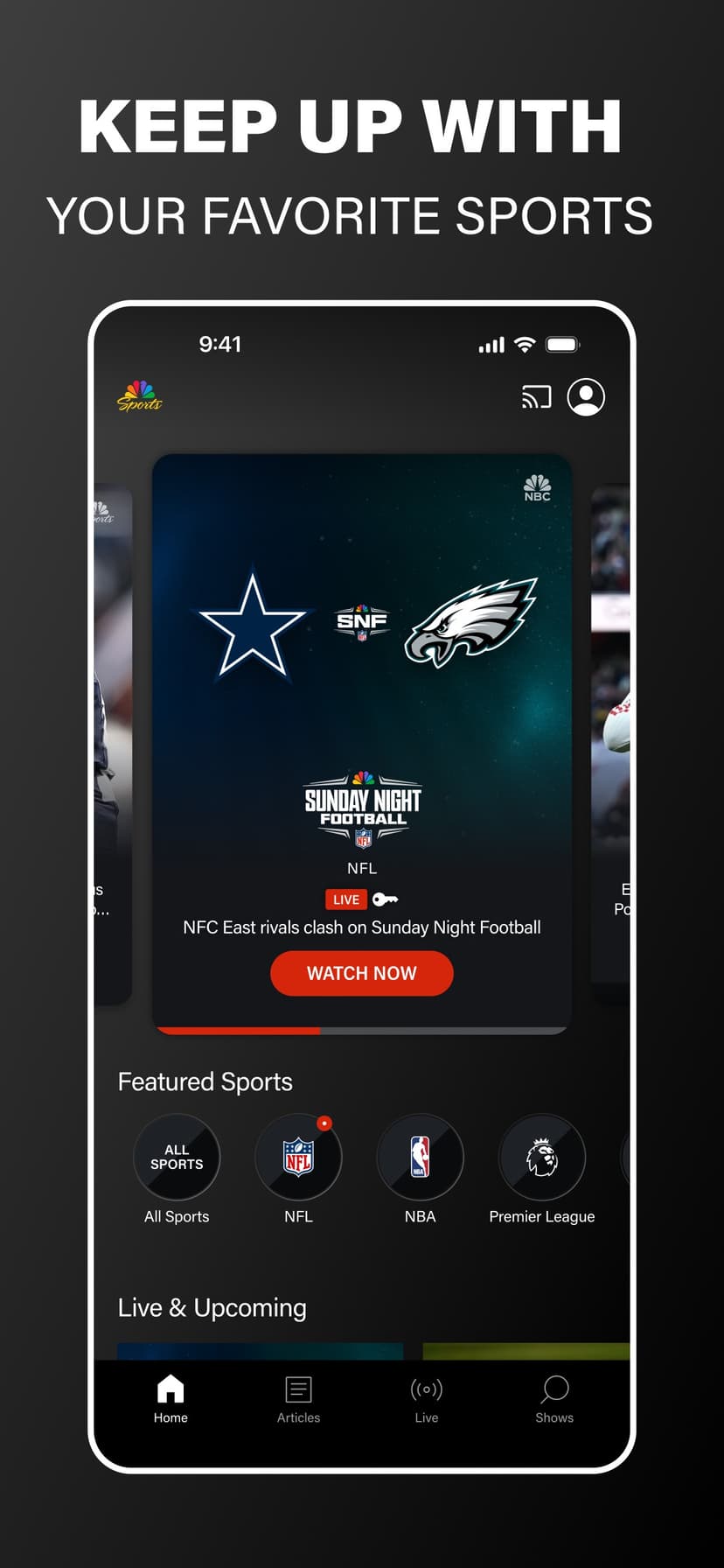 NBC Sports screenshot 1 - screenshot