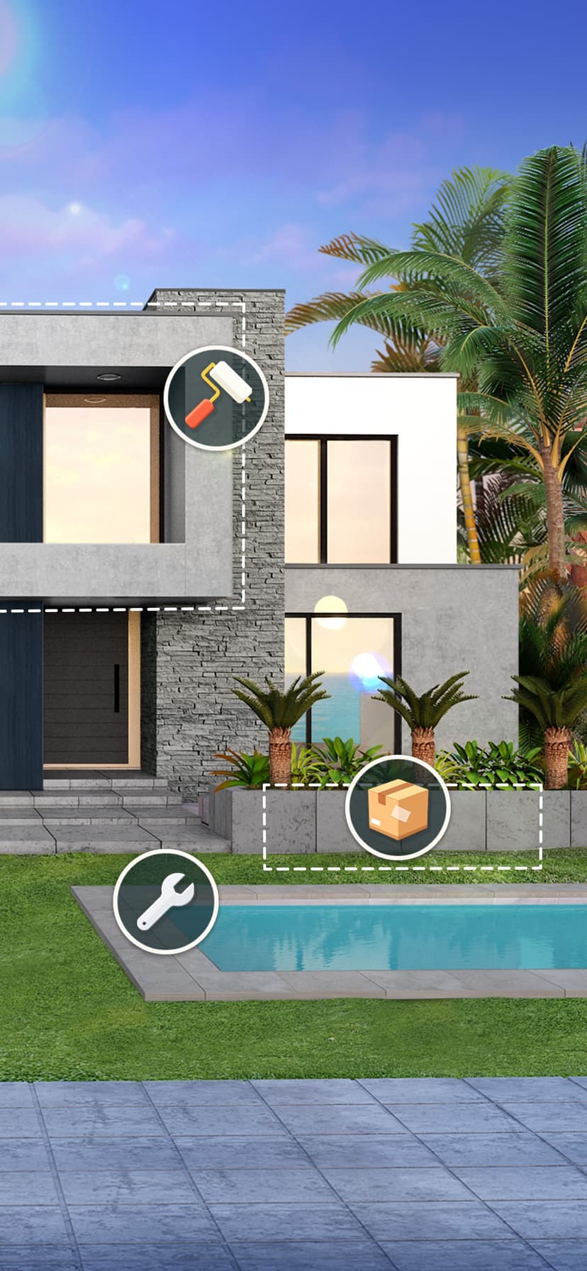 Home Design : Paradise Life screenshot 7 - screenshot