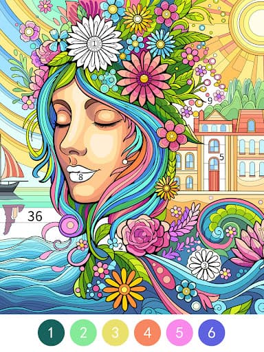 Tangle Color by Number Book screenshot 12 - screenshot
