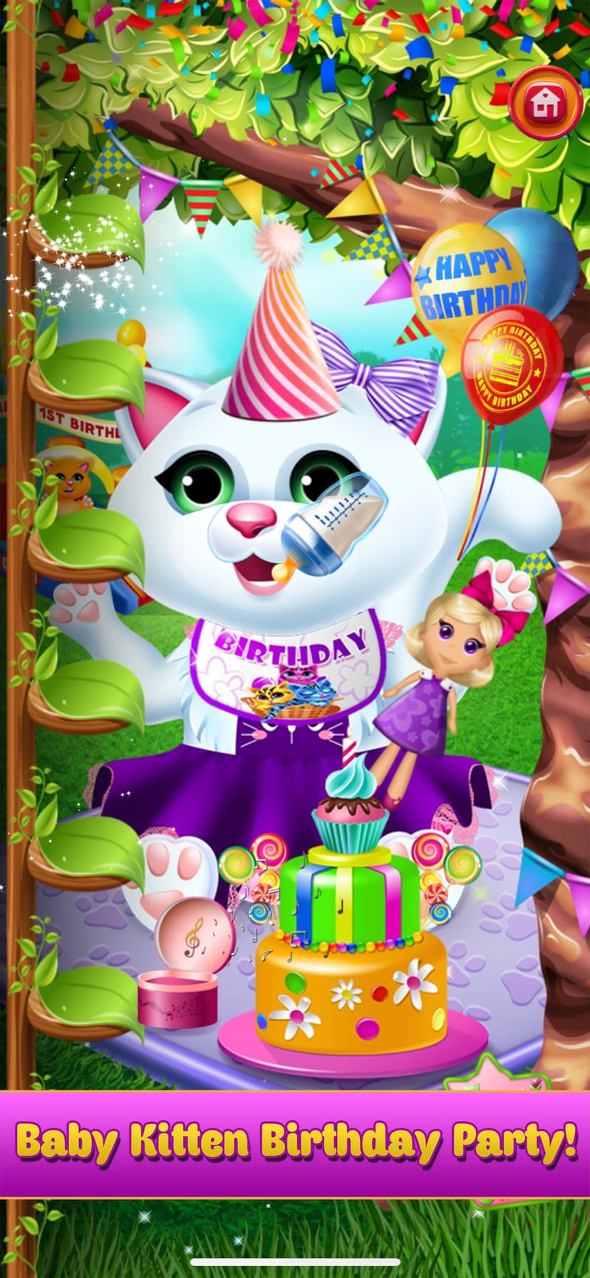 Baby Kitten Care: Cat Game screenshot 2 - screenshot