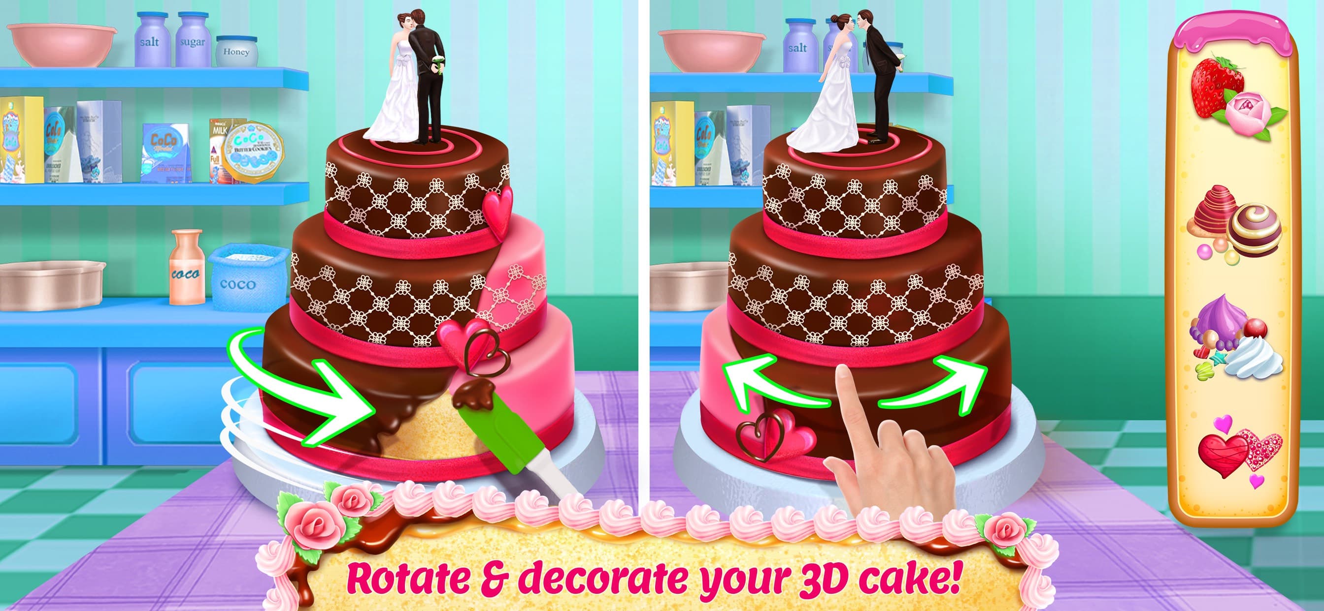 Real Cake Maker 3D Bakery screenshot 1 - screenshot