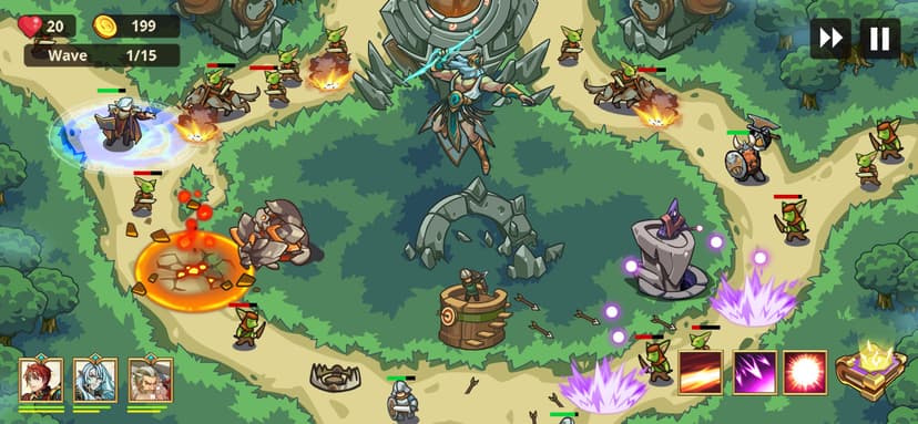 Kingdom War: Tower Defense TD screenshot 1 - screenshot