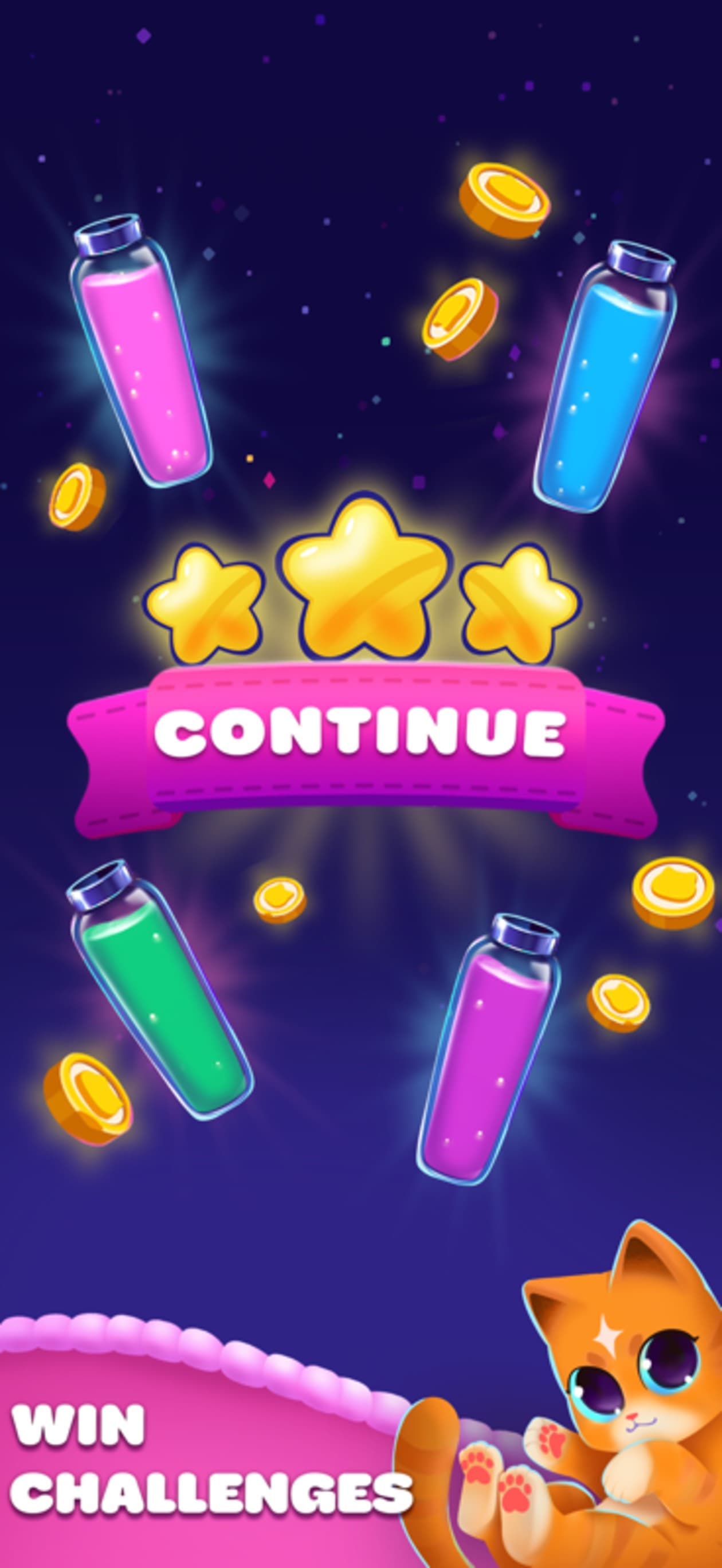 Color Sort Water Purrfect Puzz screenshot 2 - screenshot