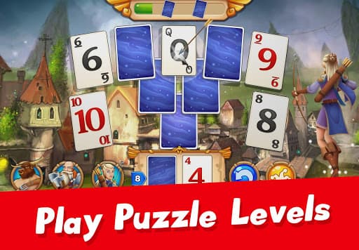 Solitaire Arthur Tale TriPeaks screenshot 3 - screenshot