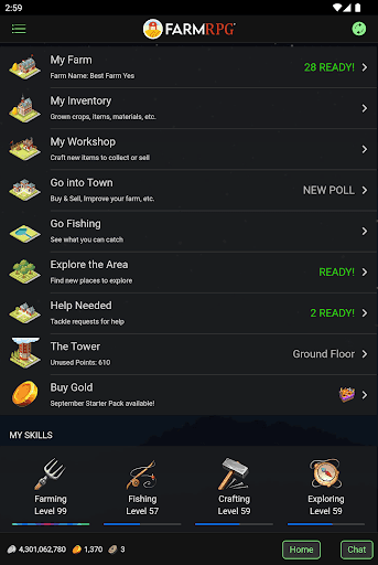 Farm RPG: Text-Based MMO screenshot 9 - screenshot