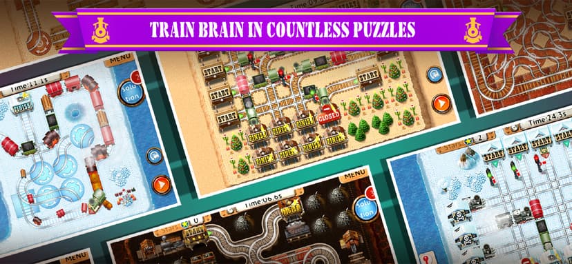 Rail Maze 2: Train puzzle game screenshot 1 - screenshot