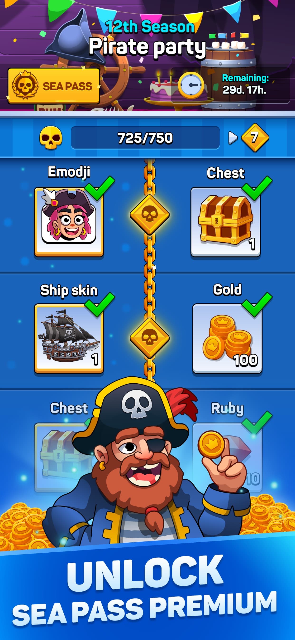 Pirates & Puzzles - PVP League screenshot 5 - screenshot