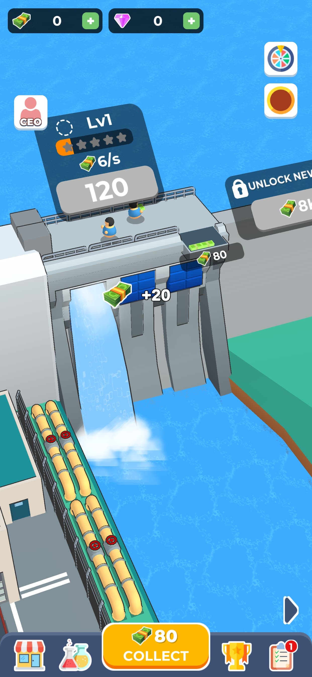 Dam Builder 3D screenshot 1 - screenshot