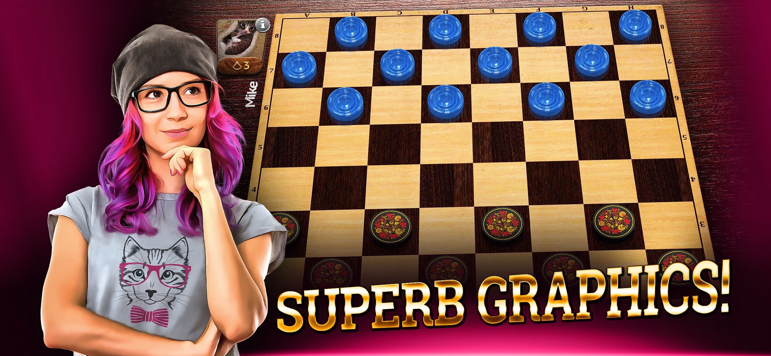Checkers Online Elite screenshot 1 - screenshot