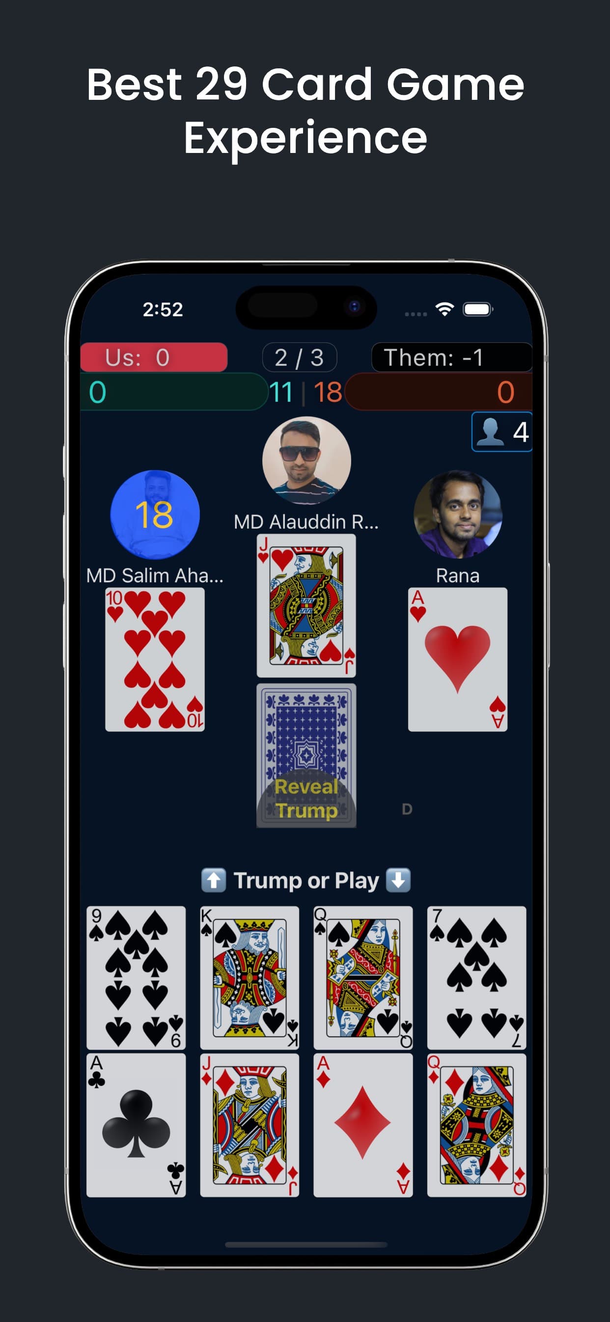 Play 29 Live - 29 Card Game screenshot 4 - screenshot