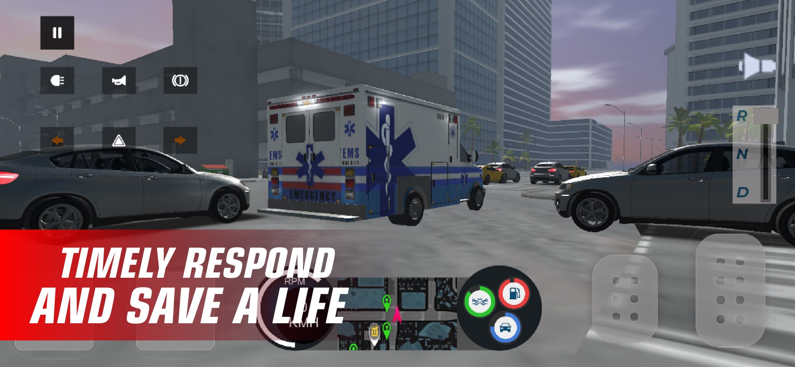 Ambulance city car simulator screenshot 5 - screenshot