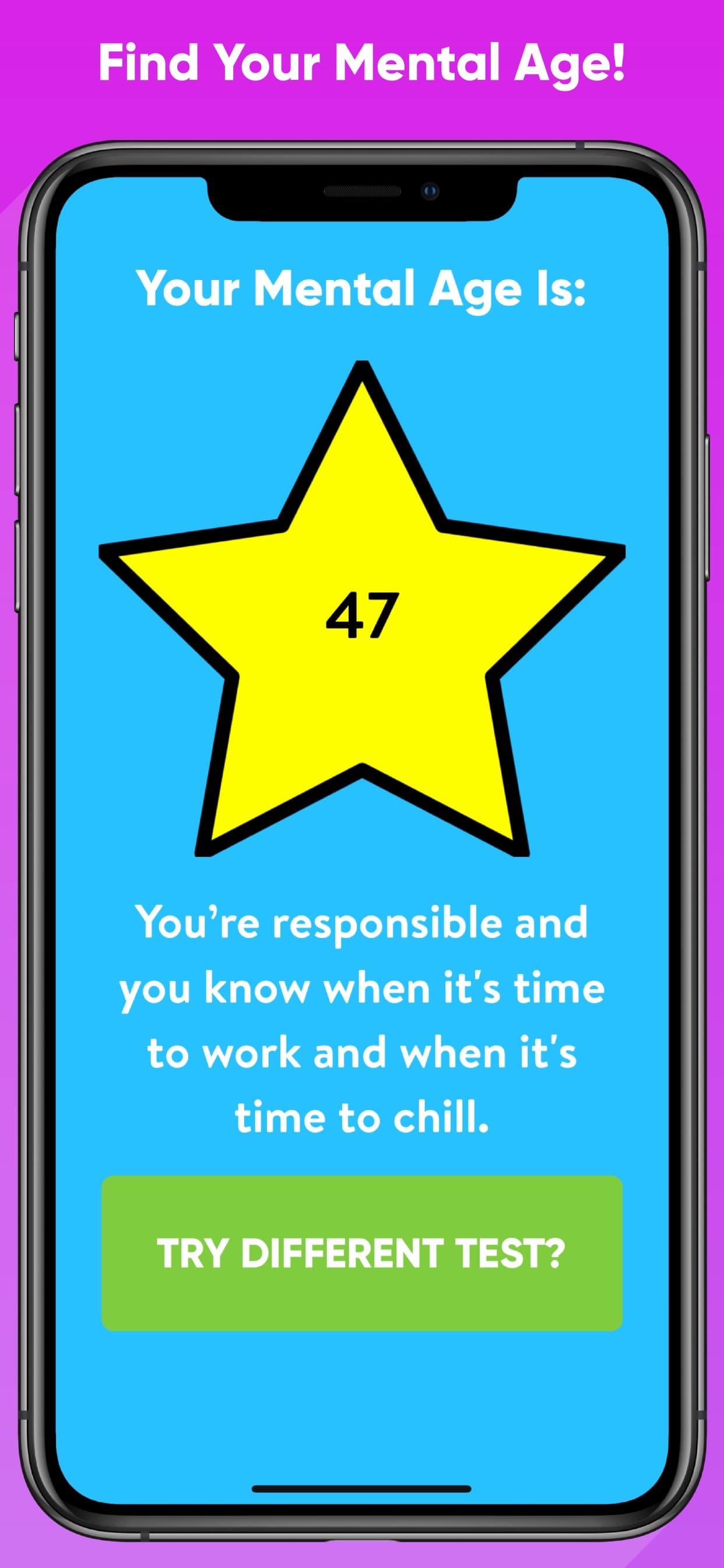 Mental Age Test - Calculator screenshot 2 - screenshot