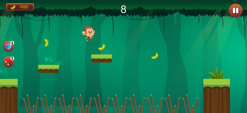 Monkey Run, Jump & Go Bananas! screenshot 3 - screenshot