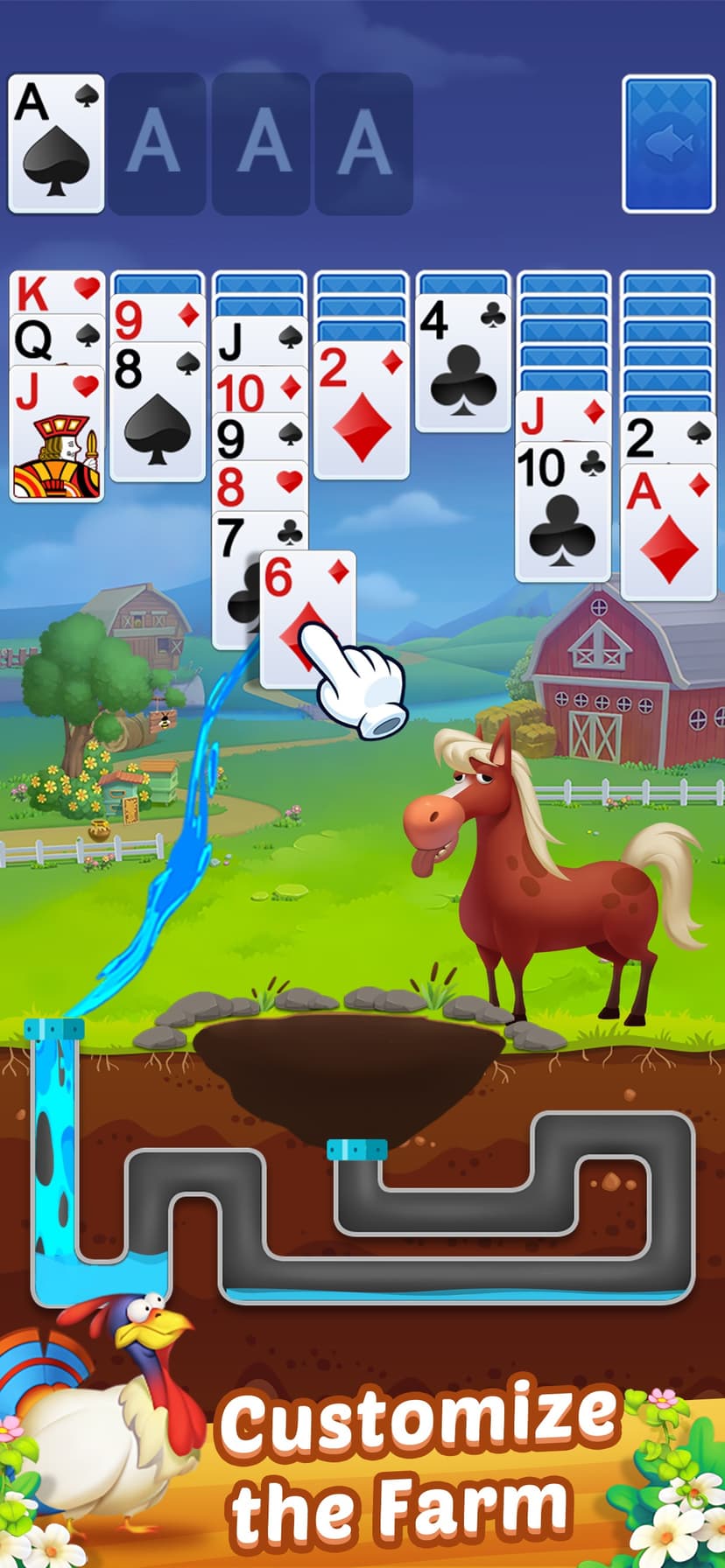 Solitaire - My Farm Friends screenshot 2 - screenshot