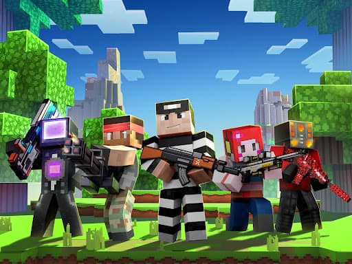 Cops N Robbers:Pixel Craft Gun screenshot 17 - screenshot