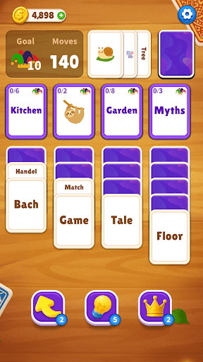 Words Klondike : Associations screenshot 5 - screenshot