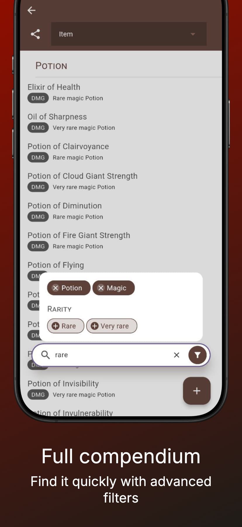 RPG Companion App screenshot 3 - screenshot