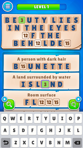 Cryptic Words: Crossword Game screenshot 1 - screenshot