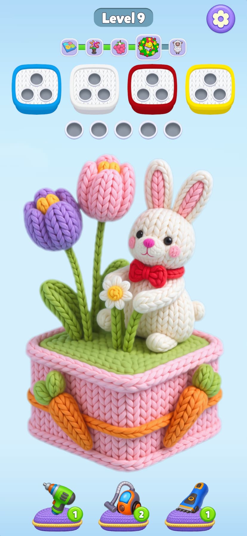 Wool Saga 3D - Knit Jam Puzzle screenshot 1 - screenshot
