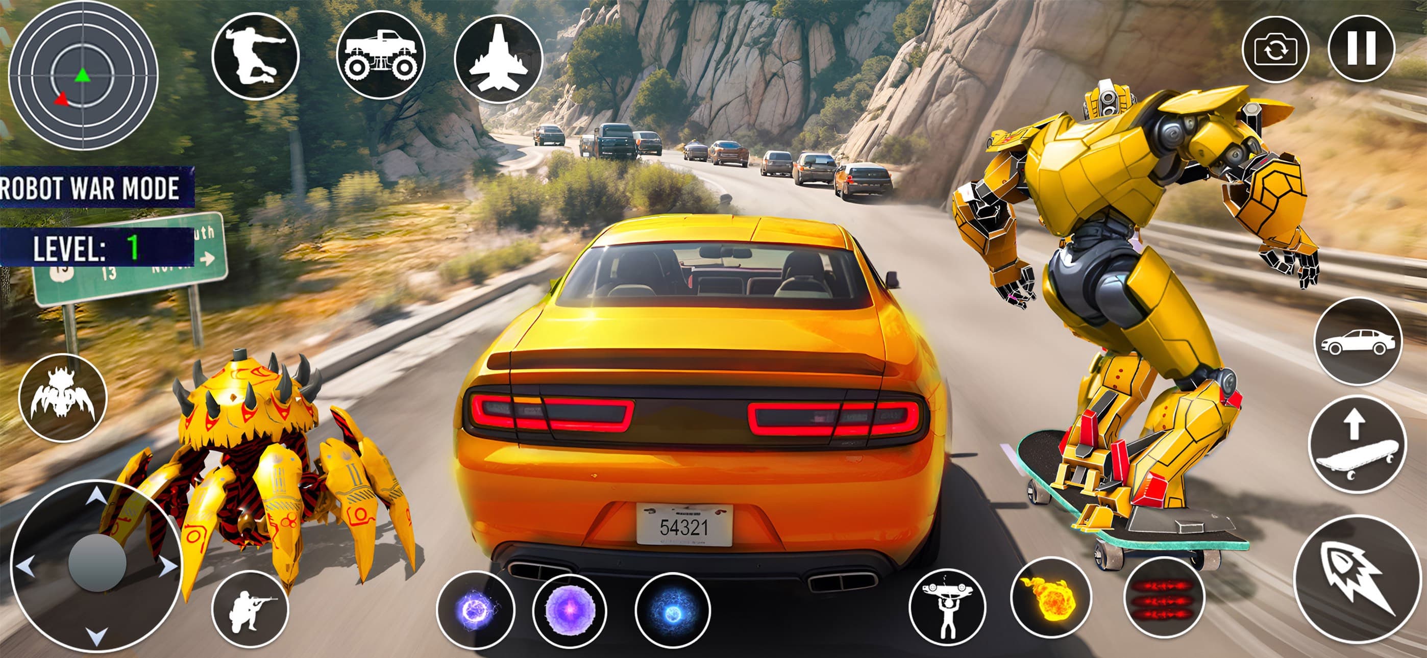 Octopus Robot Car Game 3D- War screenshot 5 - screenshot