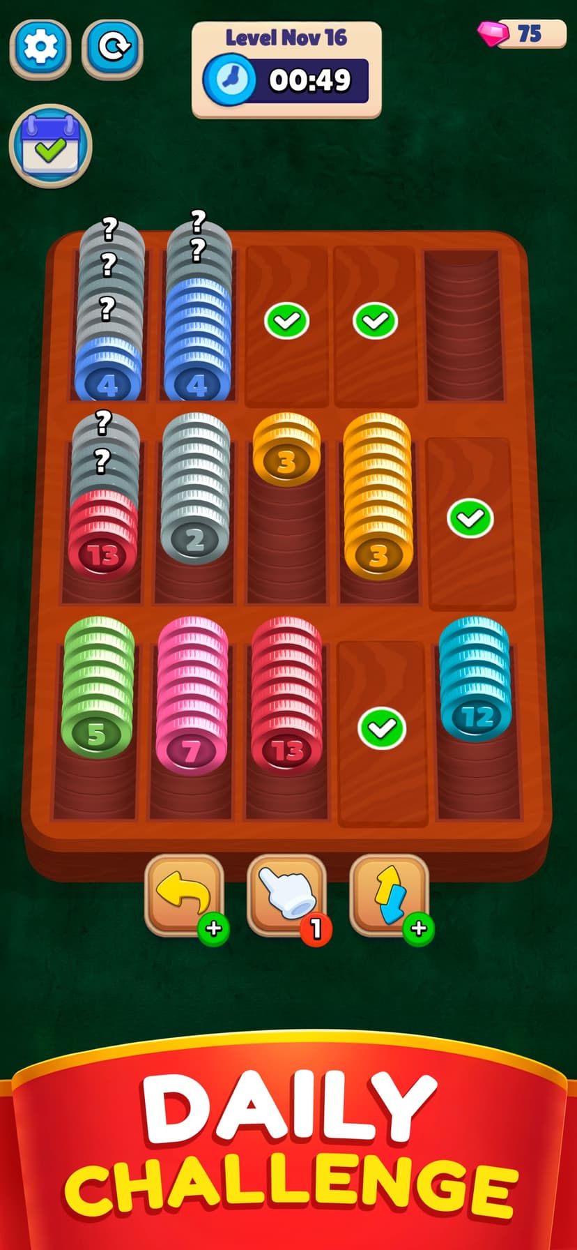 Pocket Sort: Coin Merge Puzzle screenshot 5 - screenshot