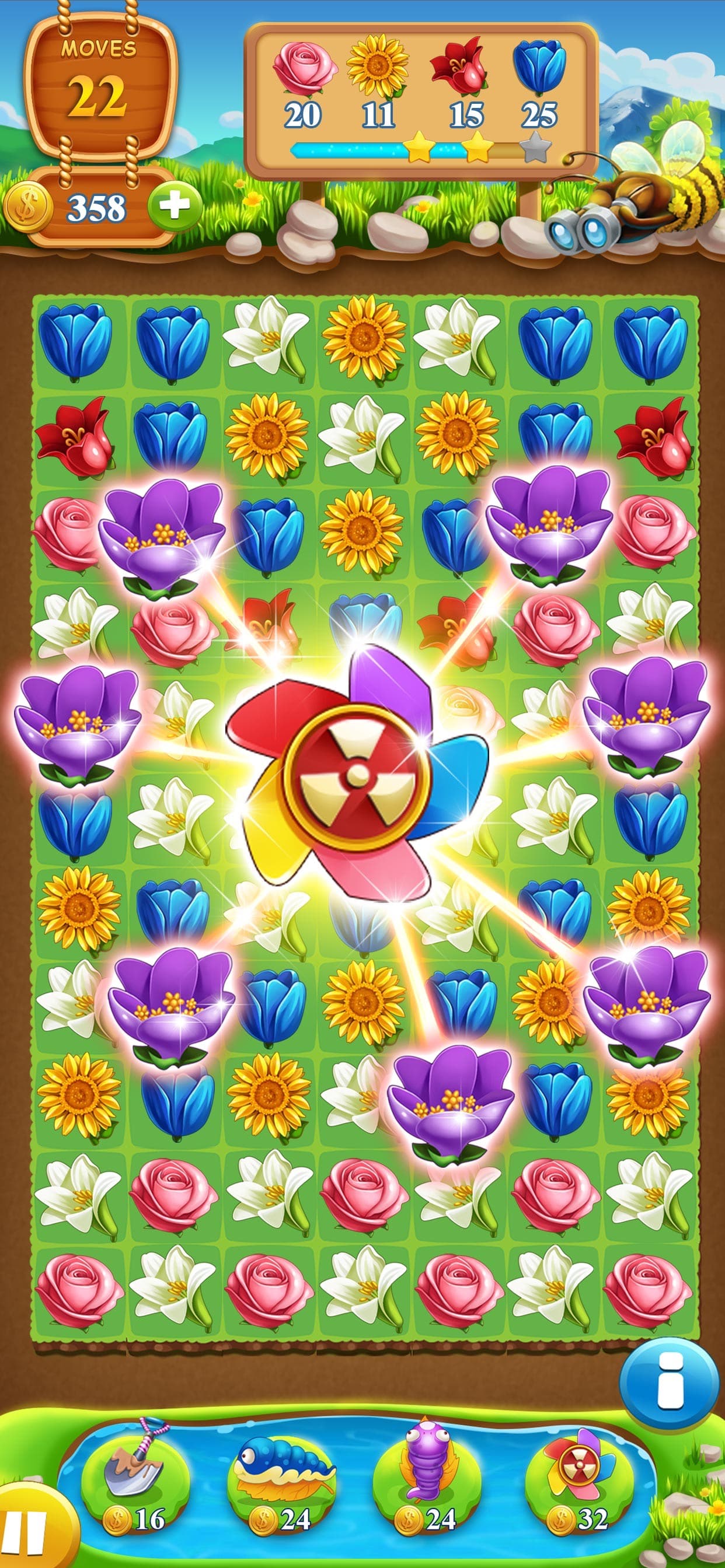 Blossom Pop -Swipe flower screenshot 1 - screenshot