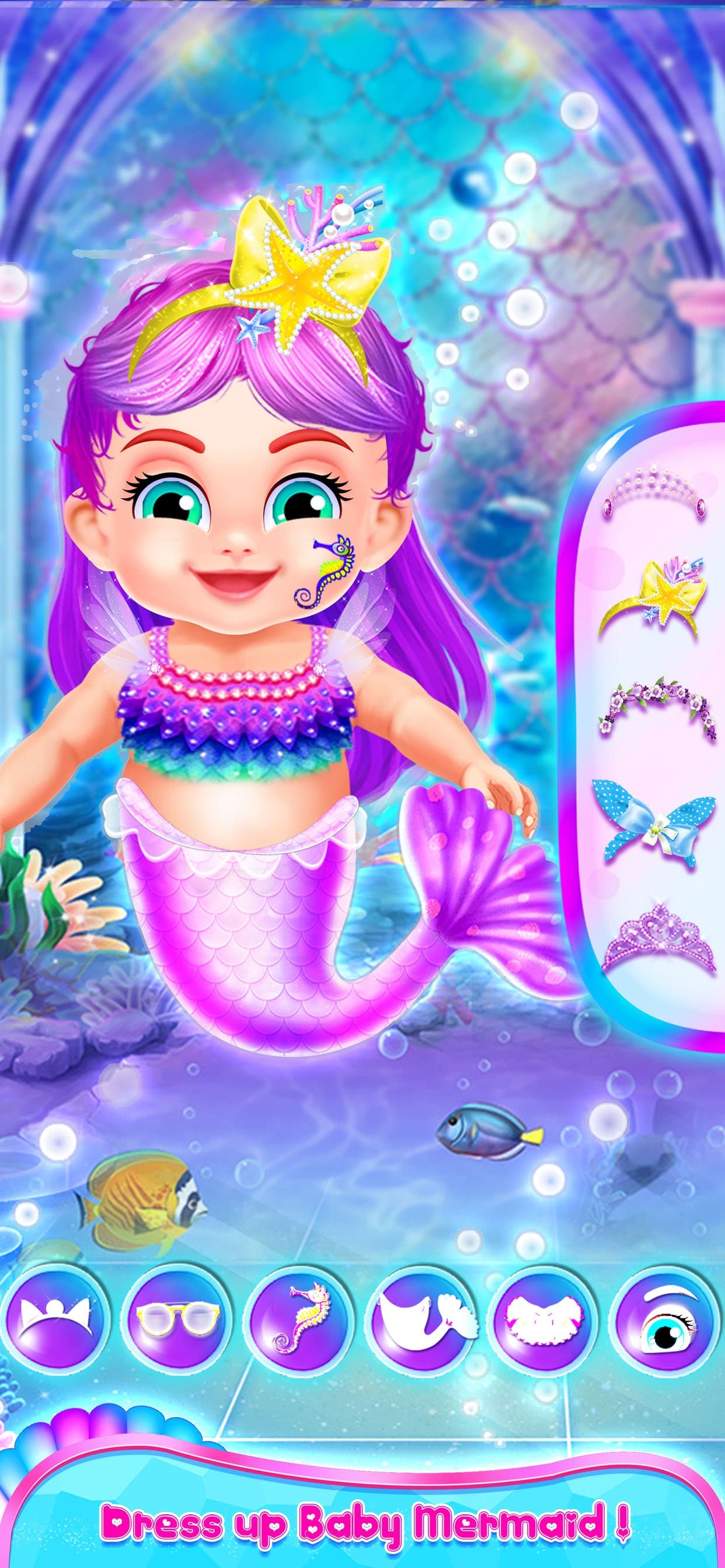 Baby Mermaid Princess Dress up screenshot 3 - screenshot