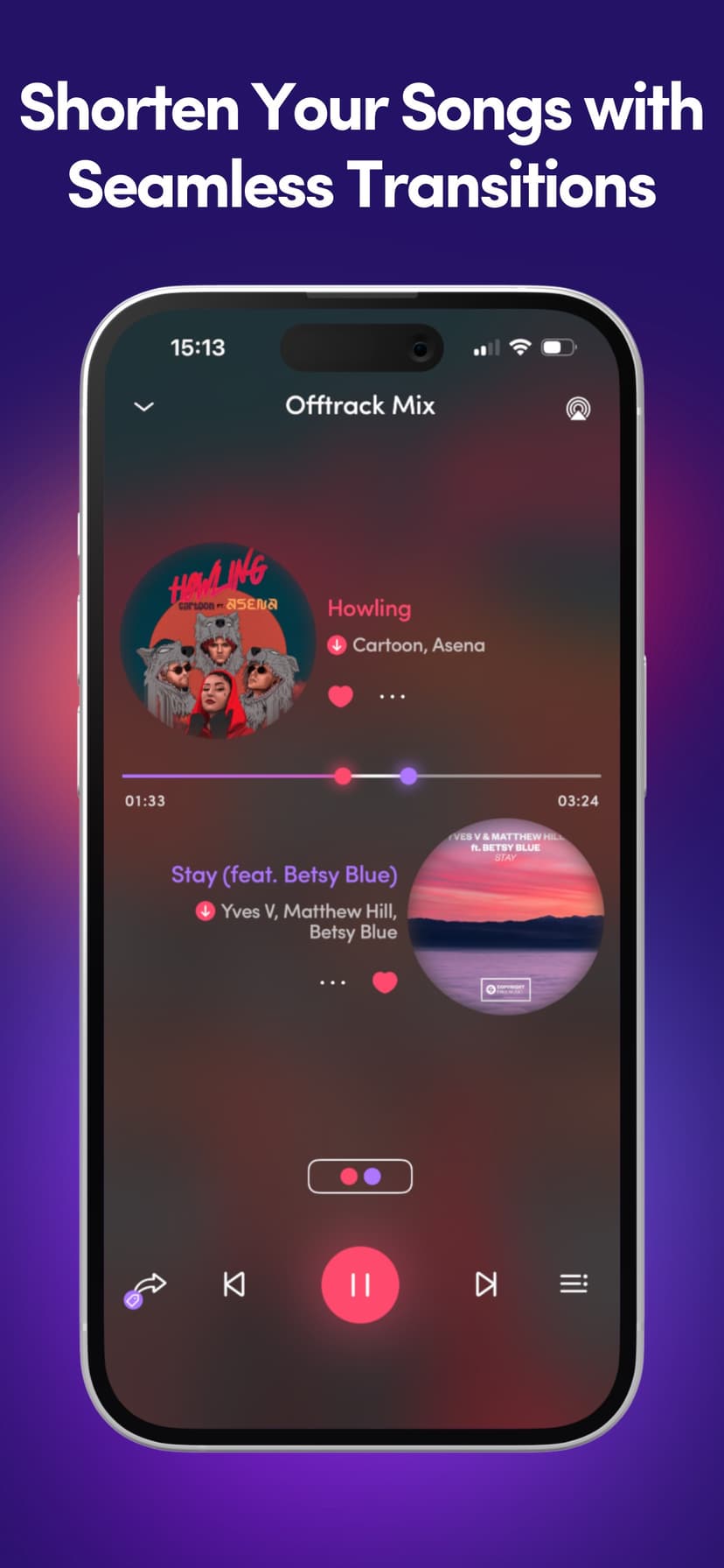 Offtrack: the AI DJ app screenshot 1 - screenshot
