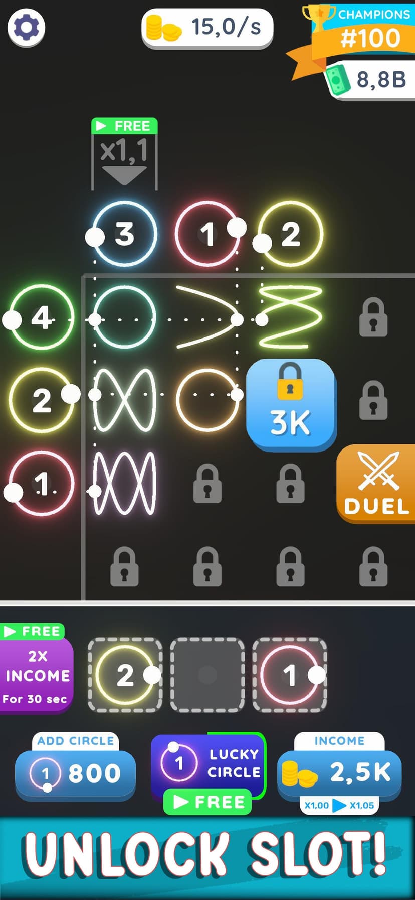 Lissajous Clicker screenshot 3 - screenshot